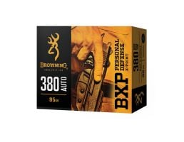 Browning 380 Auto/ACP 95gr BXP X Point Ammunition, 20 Round Box - B191703801