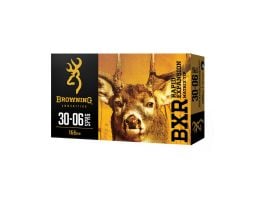 Browning 30-06 Springfield 155gr BXR Rapid Expansion Rifle Ammunition, 20 Round Box - B192130061