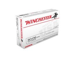Winchester USA 30-06 147gr FMJ Ammunition, 20 Round Box - USA3006