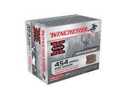 Winchester 454 Casull Magnum 250gr JHP Super X Ammunition, 20 round Box - X454C3
