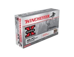 Winchester 45-70 Government 300gr JHP Super X Ammunition, 20 RoundBox - X4570H