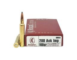 Nosler Trophy Grade 280 Ackley Improved 160 grain Partition Rifle Ammo, 20/Box - 60044