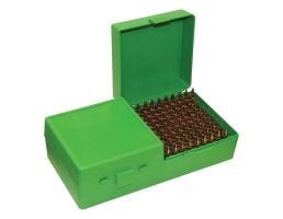 MTM Case Gard .223 Remington/.204 Ruger Flip-Top Ammo Box, 200rds Green