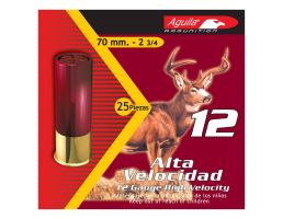 Aguila Field 12 Gauge 2-3/4 inches 4 Shot 1-1/4 oz High Velocity Lead Shotshell, Birdshot, 25/Box - 1CHB1204