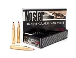Nosler Trophy Grade Varmint 204 Ruger 32 grain Ballistic Tip Lead-Free Rifle Ammo, 20/Box - 60089