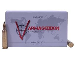 Nosler Varmageddon 22-250 Rem 55 grain FB Tipped Rifle Ammo, 20/Box - 65155