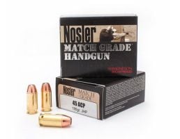 Nosler Match Grade 45 ACP 185 grain JHP 20 Rounds Ammunition - 51278
