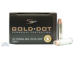 Speer 327 Federal Magnum 100gr Gold Dot Ammunition 20rds - 23913