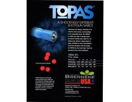 Brenneke USA TOPAS 12 Gauge 2.75" Shotgun Sabot Slug, 5/box - SL-122TOP
