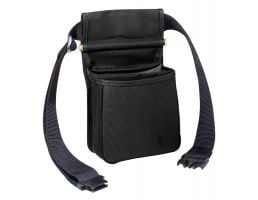 Boyt Bob Allen 419T Divided Shell Pouch w/ Belt, 2-Compartment, Black - 18000