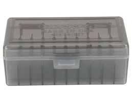 Berrys Bullets 403 .38/.357 50 Round Snap-Hinge Ammo Box, Smoke - 40301