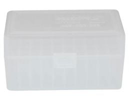 Berrys Bullets 405 .223 Rem/5.56 50 Round Snap-Hinge Ammo Box, Clear - 40503