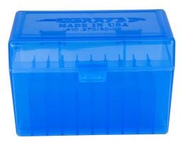 Berrys Bullets 410 .270/.30-06 50 Round Snap-Hinge Ammo Box, Blue - 41002