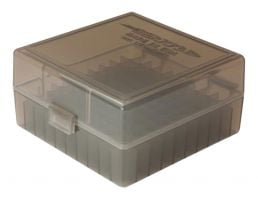 Berrys Bullets 005 .223 Rem/5.56 100 Round Snap-Hinge Ammo Box, Smoke - 05010