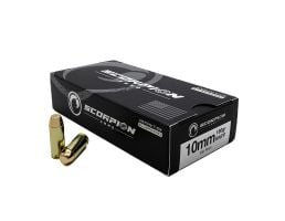 Scorpion Ammo 10mm 180gr RNFP 50rd - 10180RNFP-S50