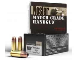 Nosler Match Grade 9mm Luger 147 grain Jacketed Hollow Point