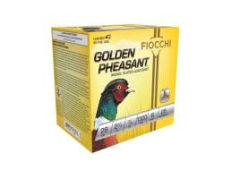 Fiocchi Golden Pheasant 28 Gauge 2.75" #6 - 0.87 oz - 25rds - 28GP6