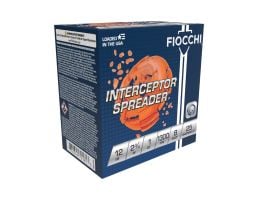 Fiocchi Interceptor Spreader 12 Gauge 2.75" #8 - 1 oz - 25rds - 12CPTR8