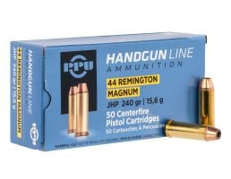 PPU Ammo .44RemMag 50rd 240gr JHP - PPH44MH