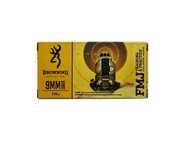 Browning 115 gr FMJ 9mm Ammunition, 50 Rounds