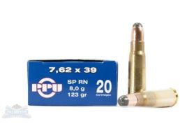 PRVI Partizan 7.62X39mm 123gr SP Ammunition 20rds - PP76239S