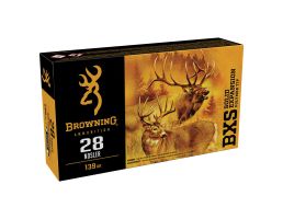 Browning BXS .28 Nosler 139 gr Ammo Lead-Free Solid Expansion Polymer Tip - 20rds - B192400281