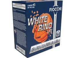 Fiocchi White Rino Lite 12 Gauge 2.75" #9 Shot - 1.12 oz - 25rds - 12WRNL9