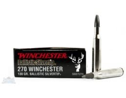 Winchester 270 130gr Ballistic Silvertip Rifle Ammunition 20rds - SBST270