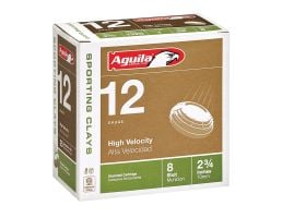 Aguila Sporting Clays High Velocity 12 Gauge 2.75" #8 Shot - 1 oz - 25rds - 1CHB1286