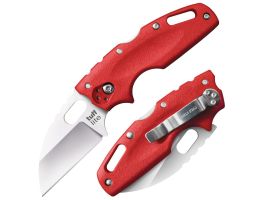 Cold Steel Tuff Lite Folder Plane Edge Knife Sheepsfoot, Red - CS-20LTR