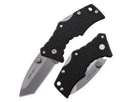 Cold Steel 1 Micro Folding Knife Clip Point, Black - CS-27DT