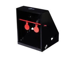 EZ Aim Steel Air Gun Pellet Shooting Target and Trap - Black, Sharpen Your Shooting Skills - 15429