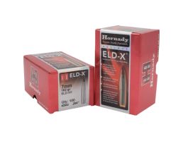 Hornady ELD-X 7mm 162 gr BT Rifle Bullet, 100/box - 2840