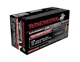 Winchester Super X .17 WSM 25 gr Ammo JHP - 50rds - X17W25