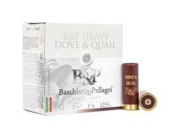 Fiocchi B&P Heavy Dove and Quail 12 Gauge 2.75" #8 1.12 oz - 25rds - 12B18D8