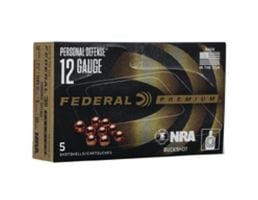 Federal Premium Personal Defense 12 Gauge 2.75" 00 Buck 9 Pellets - 5rds - PD132NRA