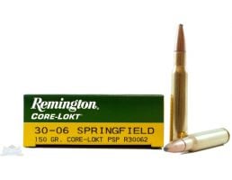 Remington 30-06 150gr Core-Lokt PSP Ammunition 20rds - R30062