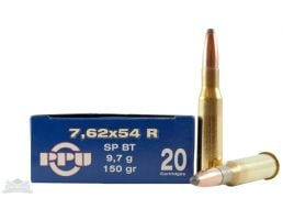 PRVI Partizan 7.62x54R 150gr SPBT Ammunition 20rds - PP-7.64