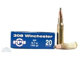 PRVI Partizan 308 Wichester 150gr SP Ammunition 20rds - PP3.25