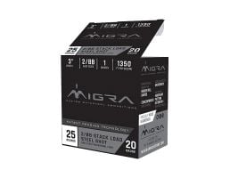 Migra Ammunition 20 Gauge 3" #4/6/BB 1 Ounce 25rds