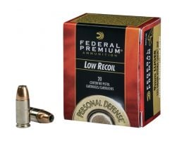 Federal Personal Defense 9mm 135 gr Hydra-Shok Low Recoil 20 Rounds Ammunition - PD9HS5H 