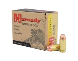 Hornady .40 S&W 180gr XTP Custom Pistol Ammunition 20rds - 9136