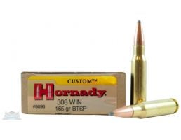 Hornady 308 Win 165gr BTSP Custom Ammunition 20rds - 8098