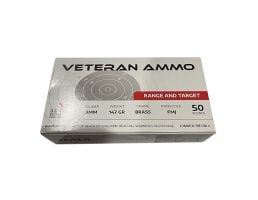 Veteran Ammo 9mm 147 gr FMJ 50rds