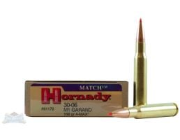 Hornady 30-06 M1 Garand 168gr A-MAX Match Ammunition 20rds - 81170