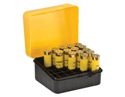 Plano Synergy 20 Gauge 25 Round Flip-Top Shotshell Case, Yellow/Black - 122001