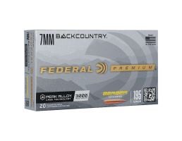 Federal Elite Hunter 7mm Backcountry 195 gr BT 20rds