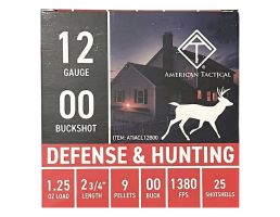 ATI 12 Gauge 2-3/4" #00 Buck 1-1/4 Ounce 25rds