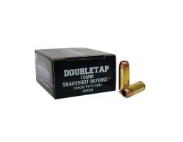 DoubleTap Ammunition SnakeShot Defense 10mm 205 gr JHP #9 20rds
