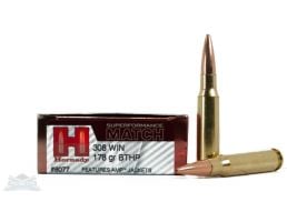 Hornady 308 178gr BTHP Superformance Match Ammunition 20rds- - -8077